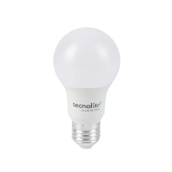 Foco LED Ahorrador 8.5W Luz Cálida Base A19 Tecnolite