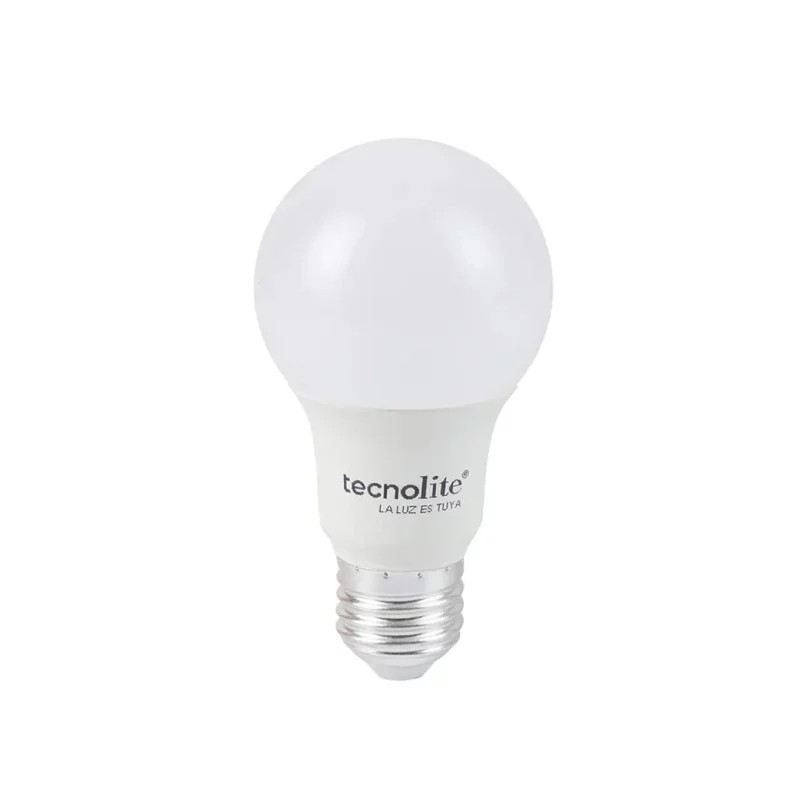 Foco LED Ahorrador 8.5W Luz Cálida Base A19 Tecnolite