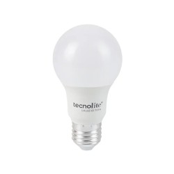 Pack 3 Focos ahorradores LED A19 E27 Luz cálida 8.5W Hidrus I Tecnolite