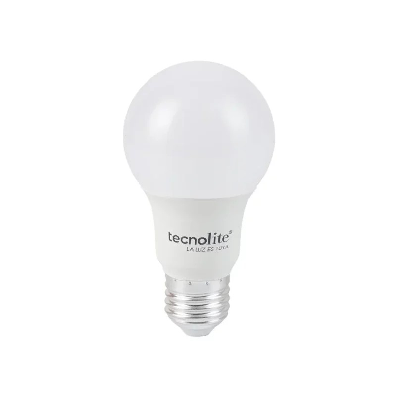 Pack 3 Focos ahorradores LED A19 E27 Luz cálida 8.5W Hidrus I Tecnolite