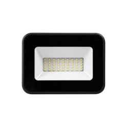 Reflector LED Luz cálida 30W Negro Illux