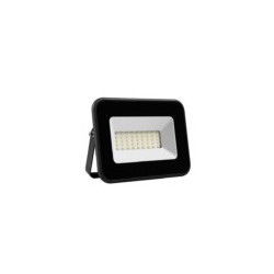 Reflector LED Luz cálida 30W Negro Illux