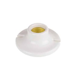 Portalámparas redondo Blanco 83mm 250VCA 660W Eaton