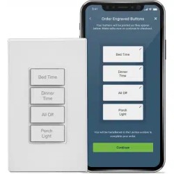 Interruptor controlador de escena inteligente Decora, Wi-Fi Leviton