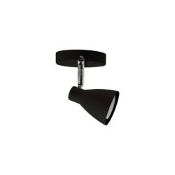 Lampara de techo LED GU10 Luz calida 50W Negro Illux