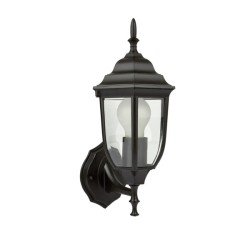 Farol de pared E27 Negro 20W Tecnolite