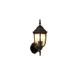 Farol de pared E27 Negro 20W Tecnolite