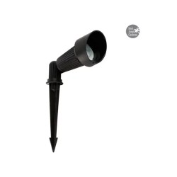Lámpara para jardin Base GX5.3 50W Negro Tecnolite