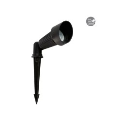 Lámpara para jardin Base GX5.3 50W Negro Tecnolite