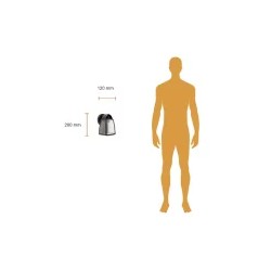 Farol de pared E27 8.5W Negro Sirio Tecnolite