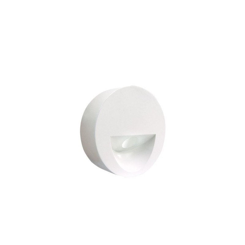 Lámpara pared para empotrar LED 3W 3000K 100-277V Blanco Illux