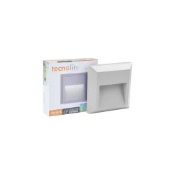 Lámpara de pared exterior LED Luz fría 1W Gris Anshan Tecnolite