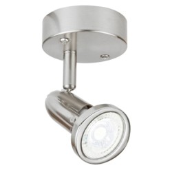 Lámpara de techo dirigible GU10 6W Satinado Tecnolite