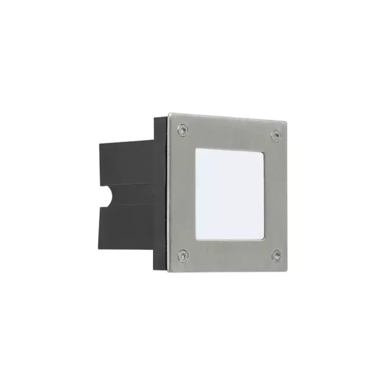 Lámpara de Pared LED Empotrable para Exterior Luz cálida 0.6W Satinado Tecnolite