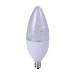 Foco LED vela E12 Luz cálida 6W Tecnolite