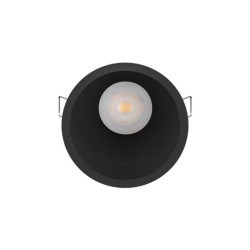 Luminario Empotrado para techo Negro GU5.3 Illux