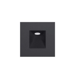 Lámpara de pared LED Luz cálida 3W Negro Cyrano Tecnolite