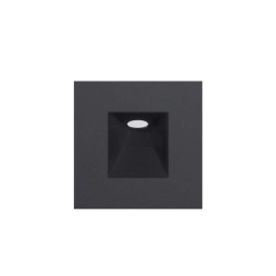 Lámpara de pared LED Luz cálida 3W Negro Cyrano Tecnolite