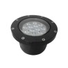 Lámpara de piso LED Luz cálida 12W Negro Cuenca IV Tecnolite