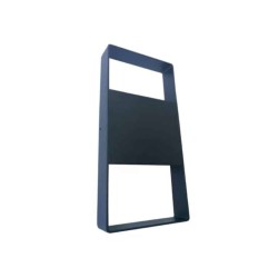 Lámpara de pared exterior LED 12W Negro Tiaki Tecnolite