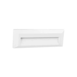 Lámpara de pared exterior LED Luz blanca fría 1.5W Blanco Tecnolite