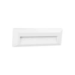 Lámpara de pared exterior LED Luz blanca fría 1.5W Blanco Tecnolite