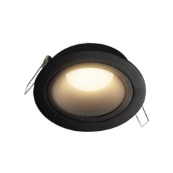Empotrado LED Luz fria 50W Negro Illux