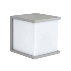 Lampara de pared exterior E27 15W Satinado Toulon Tecnolite