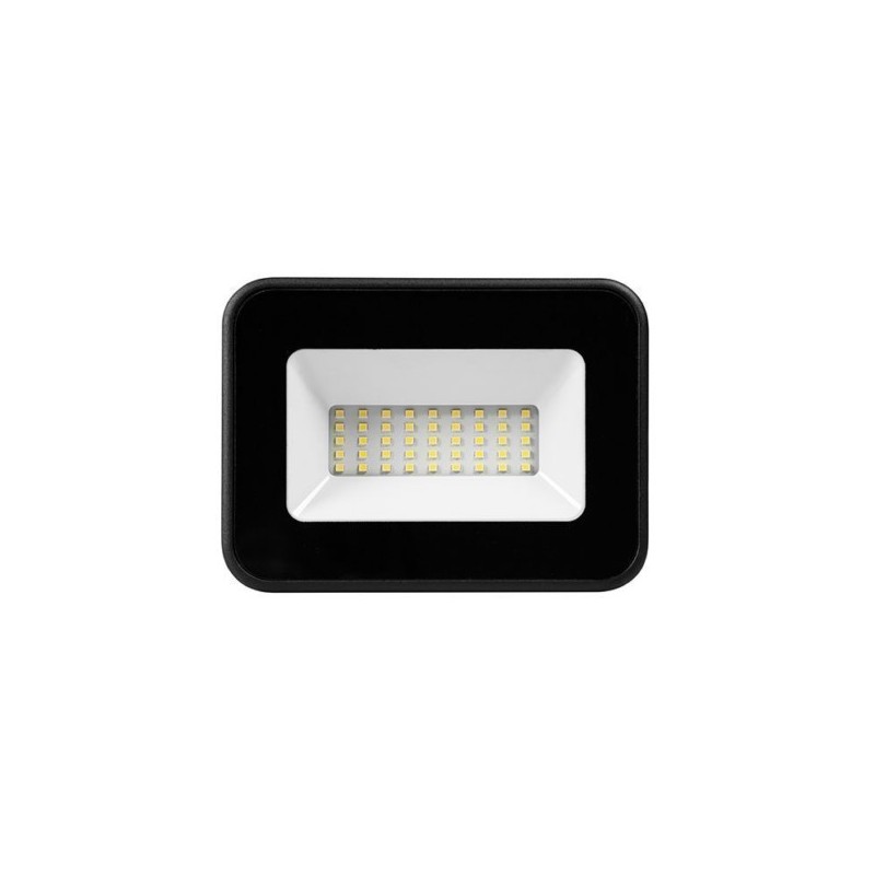 Reflector LED Luz fría 30W Negro Illux