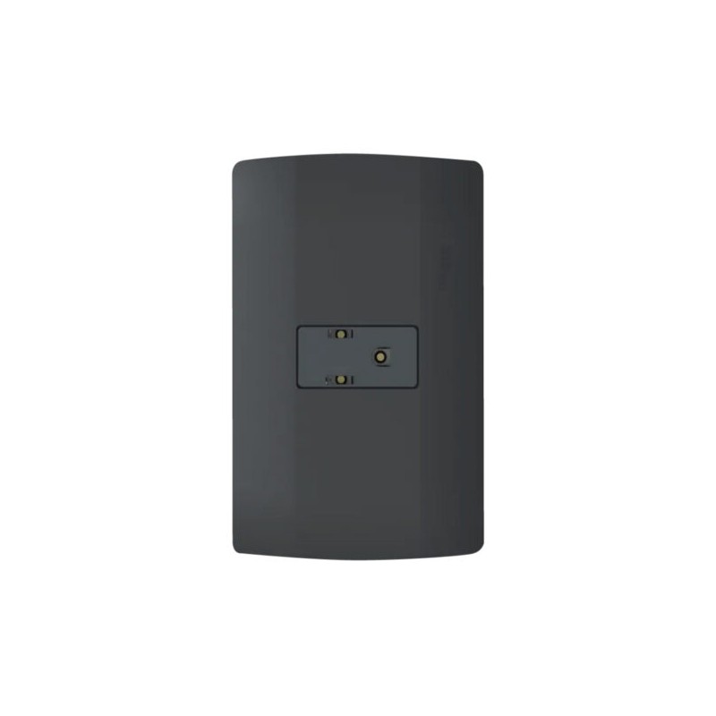 Placa armada con contacto 2P+T Negro Marisio Black