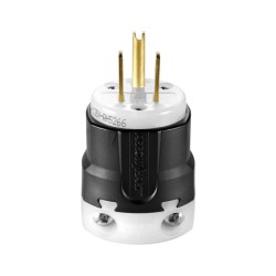 Clavija de entrada recta 2P 3H 15A 125V NEMA 5-15 Arrow Hart Eaton