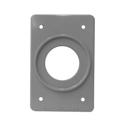 Placa industrial perforada 40mm Gris Arrow Hart Eaton
