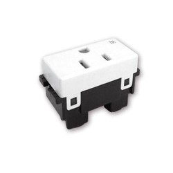 Contacto sencillo 2P+T 15A Blanco Royer 100 Eaton