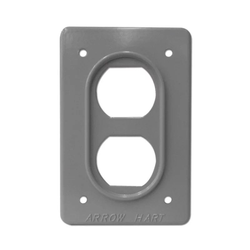 Placa industrial Dúplex AH23 color Gris Arrow Hart Eaton