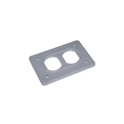 Placa industrial Dúplex AH23 color Gris Arrow Hart Eaton