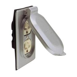 Contacto dúplex con tapa para intmperie Arrow Hart Eaton