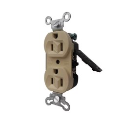 Contacto dúplex 20A 125V Blanco Arrow Hart Eaton