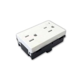 Contacto dúplex 2P+T 15A 127VCA Royer 100 Royer 100 Eaton