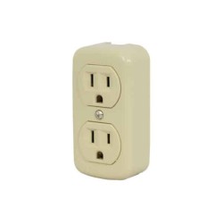 Contacto dúplex 2P+T de sobreponer 15A 127V Royer