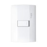 Placa armada con interruptor sencillo Blanco Marisio