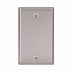 Placa ciega de acero inoxidable Gris Arrow Hart Eaton