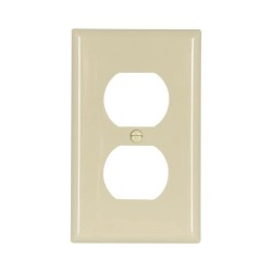 Placa para contacto dúplex color Marfil Arrow Hart Eaton