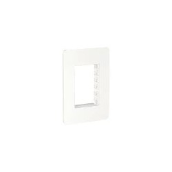 Placa armada con 3 interruptores Blanco Marisio
