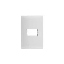 Placa armada con interruptor sencillo Blanco Serie 25 Simon