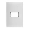 Placa armada con interruptor sencillo Blanco Serie 25 Simon