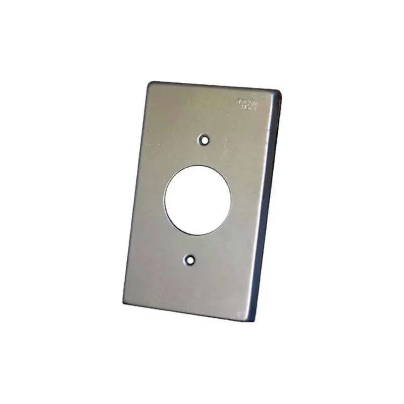 Placa para contacto sencillo 35mm color Plata Arrow Hart Eaton