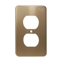 Placa para contacto dúplex color Oro Arrow Hart Eaton
