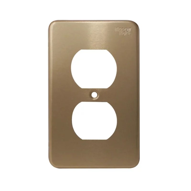 Placa para contacto dúplex color Oro Arrow Hart Eaton