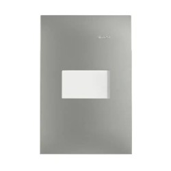 Placa armada con interruptor sencillo Aluminio Mate Serie 25 Simon
