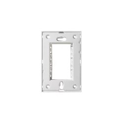 Placa armada Aluminio Mate con 1 Contacto sencillo Blanco Simon 25 Plus